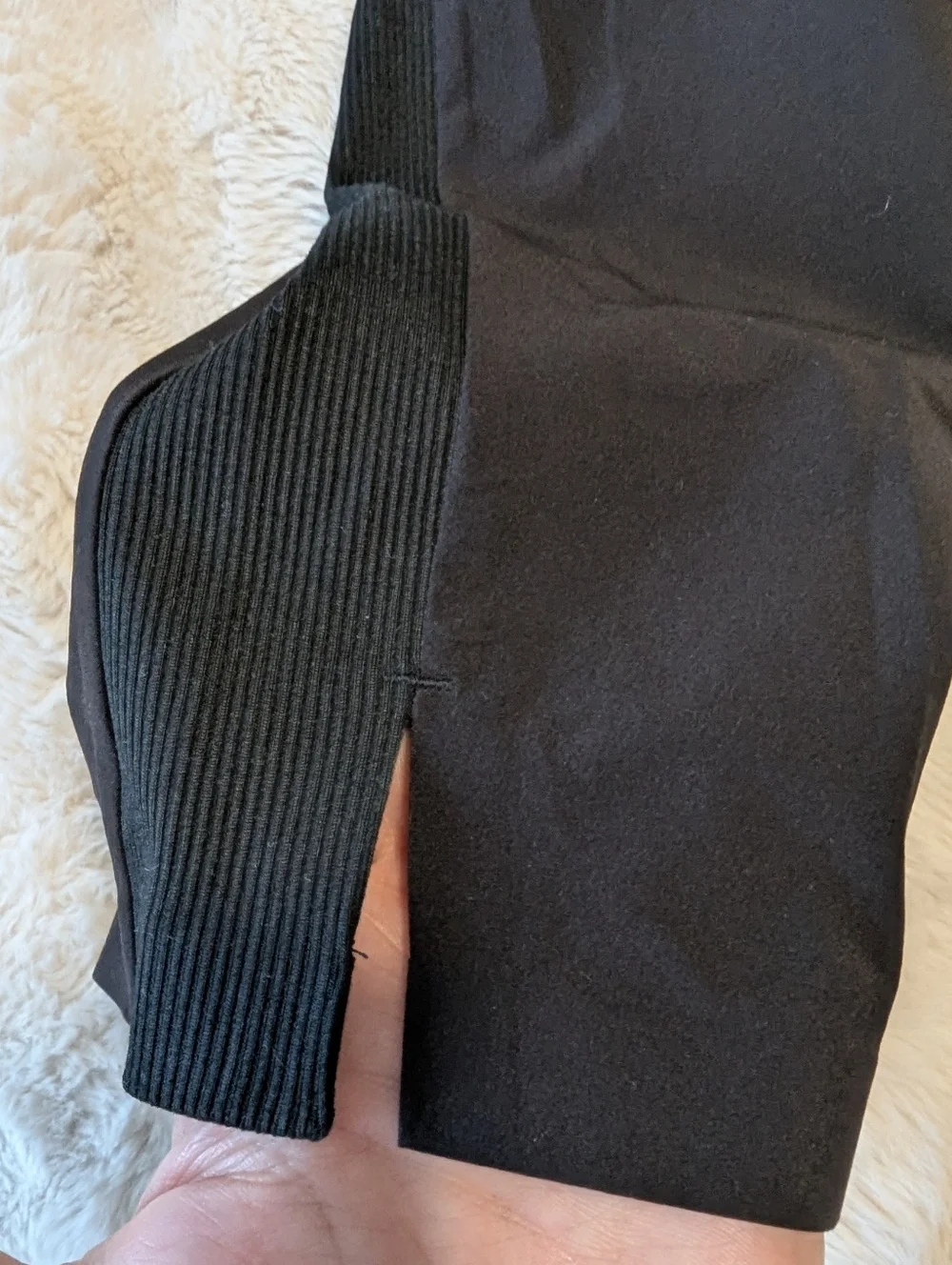 Athleta Black Tapered Pull-On Pants Commuter Travel - Picture 5 of 8